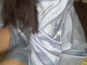 Humping pillow on camera for first time 💙 1/16