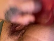 Tight Asshole And Tight Pussy Toys Barely Fit In- Dildo Double Penetration 1/16