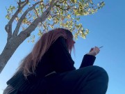Artemisia Love outdoor 420 Smoke Sesh Full videos on OF 12/16