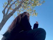 Artemisia Love outdoor 420 Smoke Sesh Full videos on OF 13/16