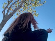 Artemisia Love outdoor 420 Smoke Sesh Full videos on OF 9/16