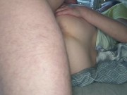 Fucking my friend and cumming on her pussy 12/16