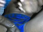 RUBBING BIG BLACK COCK IN PANTS 8/16