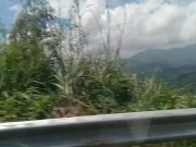 Car Sex sa bukid habang nagpahinga sa gilid ng kalsada 5/16