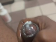 Huge BBC CUMSHOT at Work •LOUD MOANING• 16/16