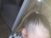 Shower quick blowjob 7/16