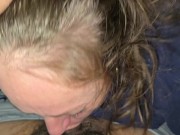 Having fun sucking my husband dick while smoking a cigarette! Sorry phone died no cum shot! 16/16