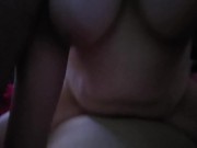 Riding my husband dick, sorry it's a short video! Our phone died! 4/16