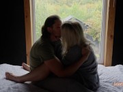 Romantic couple making love, real feelings and intimacy 1/16