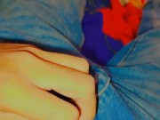 Horny Guy In Sweatpants Masturbates His Big fat Cock🍌 4/16