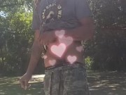 Outside saggin free ballin trying to get neighbors to come help me 16/16