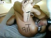 AFRICA PORN LIGHT BROWN SEXY EBONY TOES TATTOOS FEET BBC 15/16