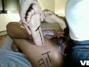 AFRICA PORN LIGHT BROWN SEXY EBONY TOES TATTOOS FEET BBC 3/16