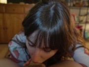 Mamada asmr en pijama con mi compañera de piso Pamsnusnu 9/16