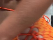 Bathing Suit Strip Tease 2/16