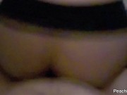 开档黑丝后入 大屁股包不住 - P🍑酱 13/16