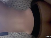 开档黑丝后入 大屁股包不住 - P🍑酱 5/16