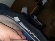 stroking my dick , wishing it was a trans slobbing on my knob 5/16
