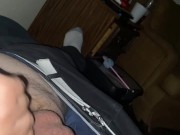 stroking my dick , wishing it was a trans slobbing on my knob 6/16