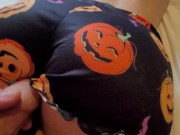 I Cum accidentally on Stepsis's Halloween Pajama instead of Massage 2/16