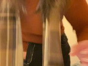 I almost got caught playing in the bathroom of a friends🫢 1/16