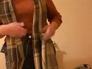 I almost got caught playing in the bathroom of a friends🫢 2/16