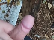 I jerk off in public place. Masturbate in the public park 1/16
