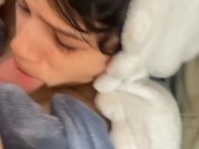 Daddy likes my small tits so much 🤤😜 15/16