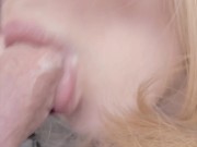 Secretly sucking my best friend's boyfriend while she cooks in the kitchen, lots of cum. Part 1 10/16