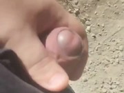 I walking jerk off outdoor in the public place 11/16