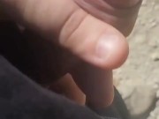 I walking jerk off outdoor in the public place