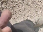 I walking jerk off outdoor in the public place 4/16