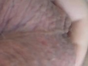 I touch my hairy balls in car 4/16