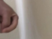 吐息が止まらない！足をガクガクさせながらの射精！ 4/16