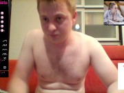 Masturbation with triple cock ring and anal plug 16/16