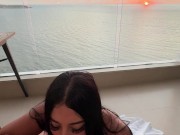 Hot hermanastra en la playa hace que las vacaciones valgan la pena.PinUp 11/16