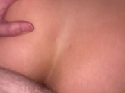 First ever anal cream pie with her perfect body 1/16