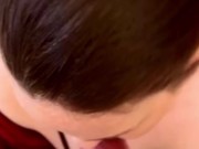 Taking care of daddy outside in public 15/16