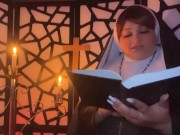 BBW Nun Becomes Sinful With Lust And Masturbates 4/16