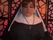 BBW Nun Becomes Sinful With Lust And Masturbates 5/16