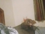 Almost got caught stroaking one by my ebony stepmom 2/16