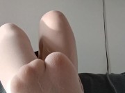 Nylon Strümpfe und du bist mein Sklave! 12/16