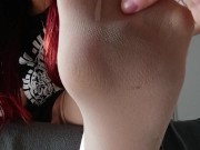 Nylon Strümpfe und du bist mein Sklave! 6/16