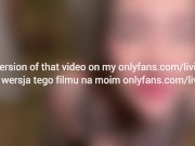 Hard deep throat with lots of saliva. Sloppy facefuck and cum on face 16/16