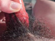 Hairy Girl Playing with Bush & Dildo! 16/16