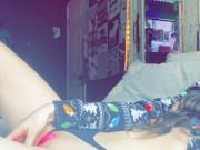 Playin with my pussy while brother is n other room 😏 4/16