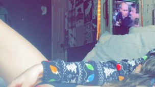 Stepsister’s Secret: Toying with My Pussy While He’s Near