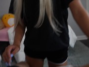 18 Year Old College Slut Sucks a Frat Boys Dick in Her Dorm Room! 2/16