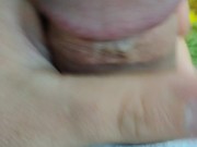 Stroking my cock a little with no lube 11/16