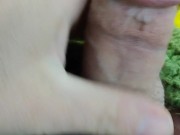 Stroking my cock a little with no lube 16/16